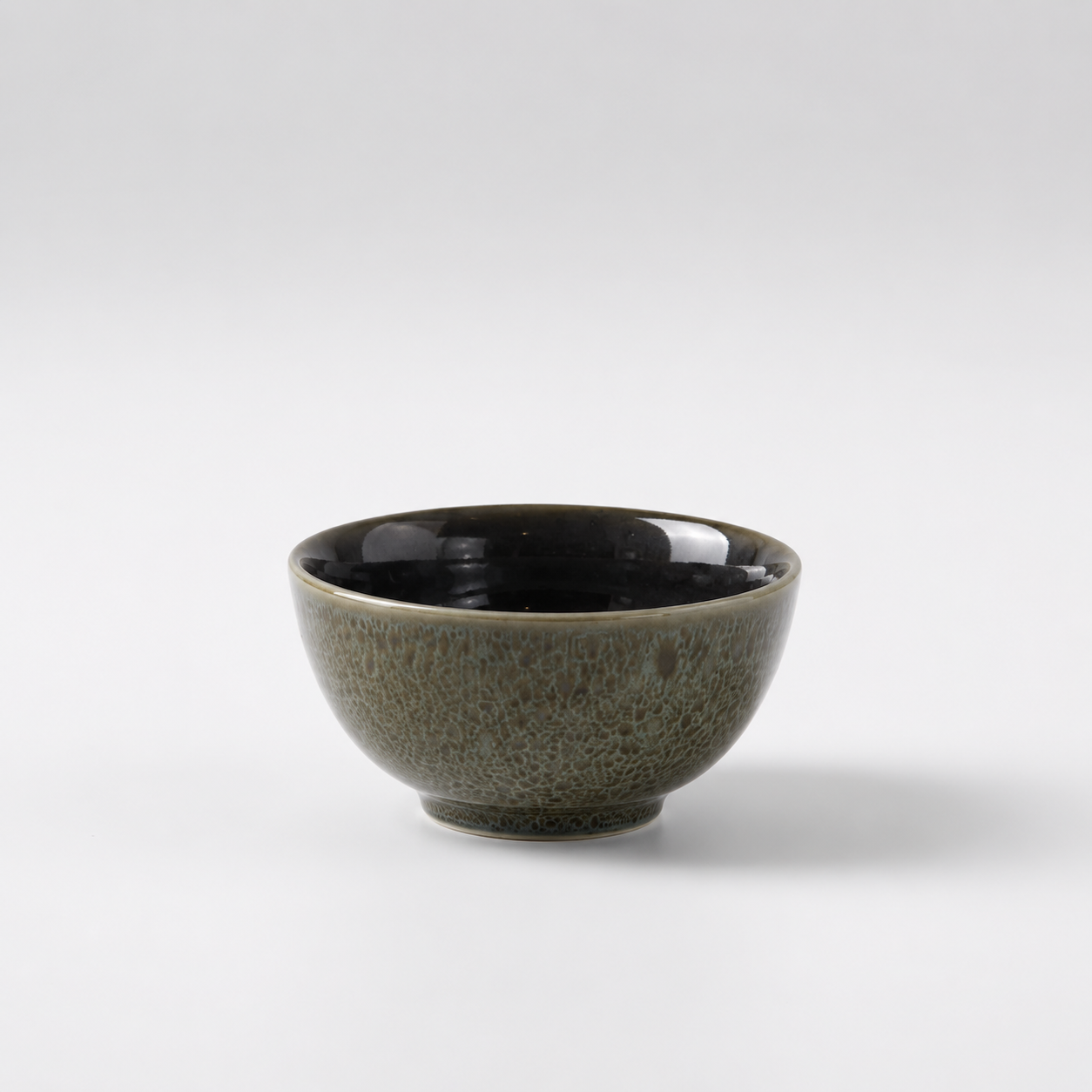 Reactive Nostalgic Green Rice Bowl 10 cm
