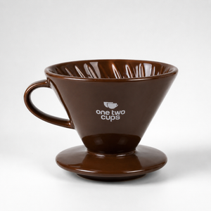 V60 Ceramic Coffee Dripper 1–4 Cups – Manual Brew Coffee Filter