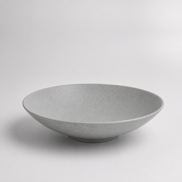 Clay Grey Shallow Bowl 21.2 cm