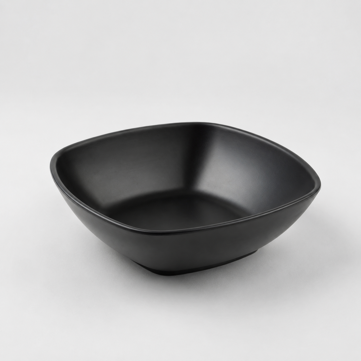 Stone Black Square Bowl 17.5cm