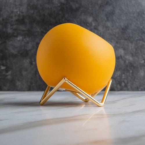 Sphere Vase Room Décor #3 Canary