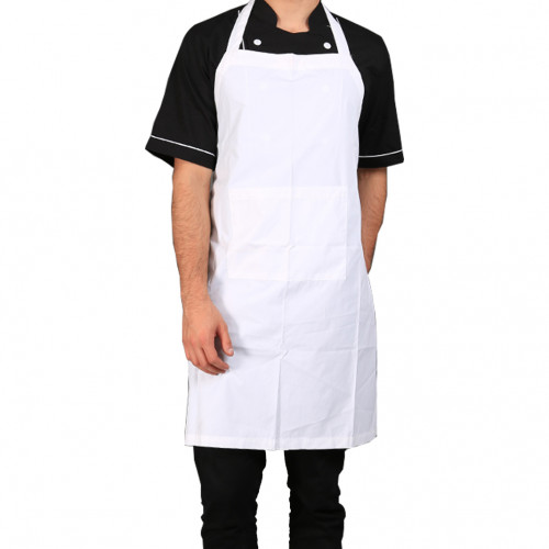 Opal Parachute Long Apron White