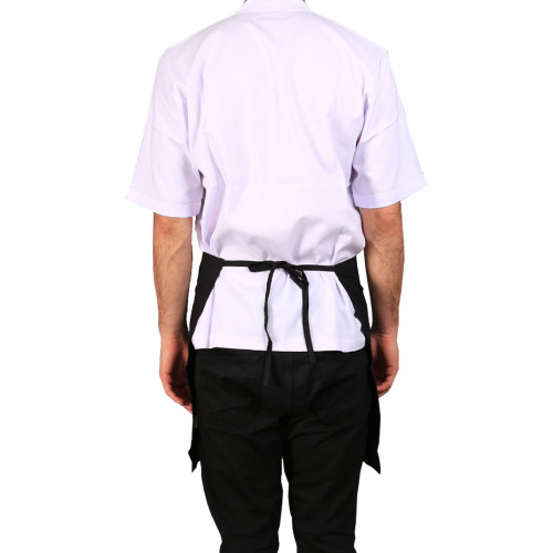 Basic Half Short Apron Black 3