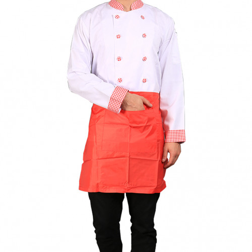 Opal Short Apron Red