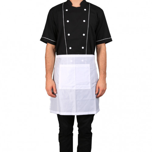 Opal Short Apron Black