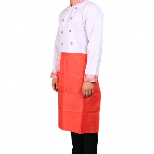 Opal Half Long Apron Red