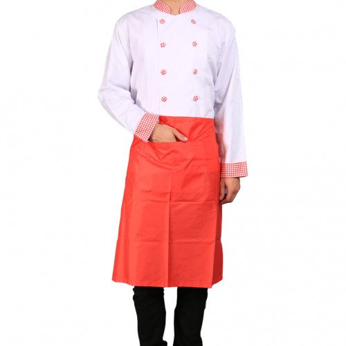 Opal Half Long Apron Red 2