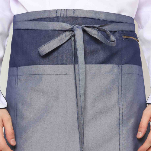 Wyatt Short Apron Blue w Bundle