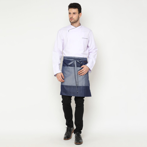 Wyatt Short Apron Blue w Bundle 2