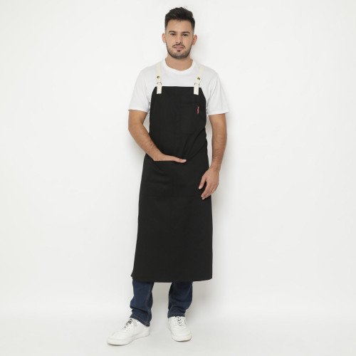Carroll Kitchen Apron Black