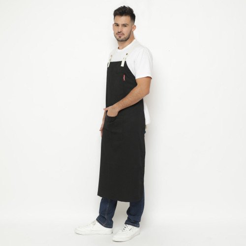 Carroll Kitchen Apron Black 2