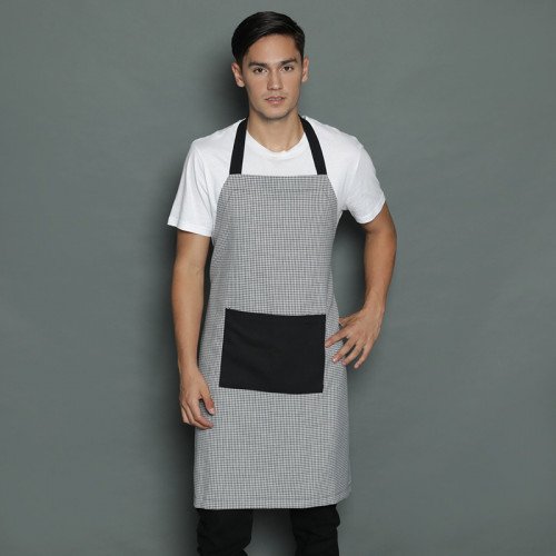 Brooklyn Full Kitchen Apron Grey - Black 4