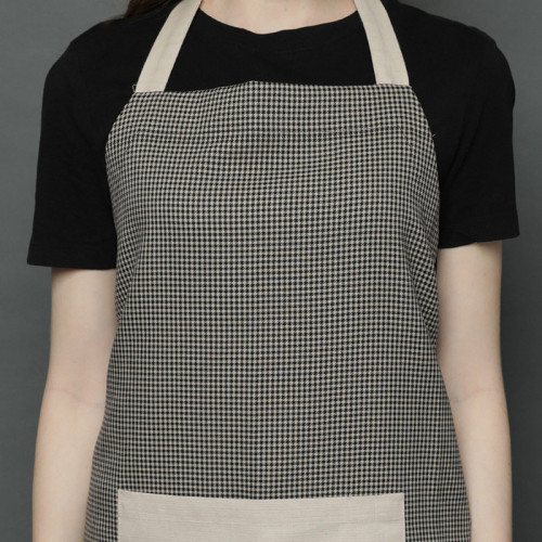 Brooklyn Full Kitchen Apron Cream - Brown 4