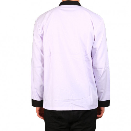 Executive Long Sleeves White w/ Black Lines 3