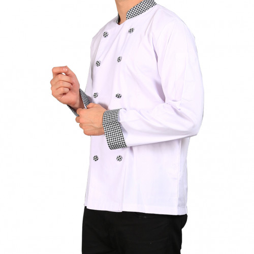 Pearl Long Sleeves White Black 2