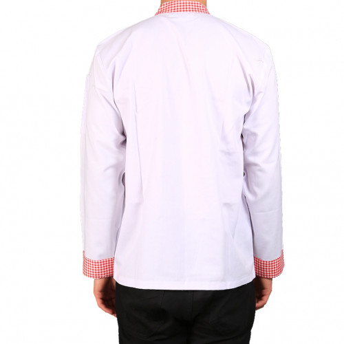 Pearl Long Sleeves White Red 3