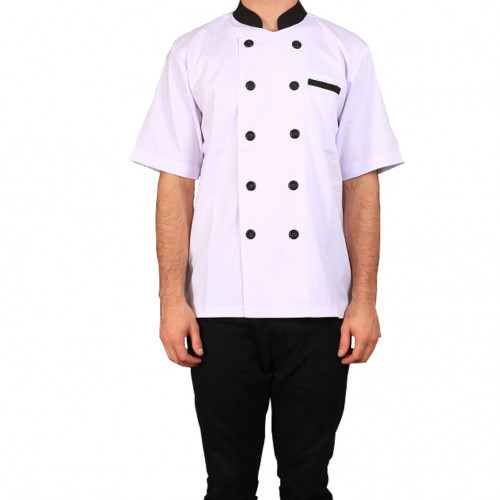 Silver Short Sleeves White