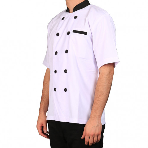 Silver Short Sleeves White 2