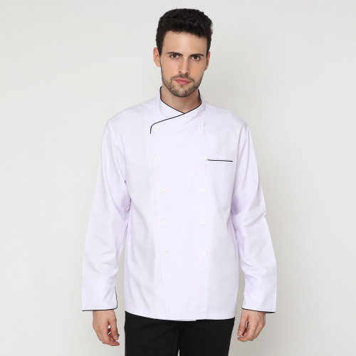 Maestro Long Sleeves White Chef Coat