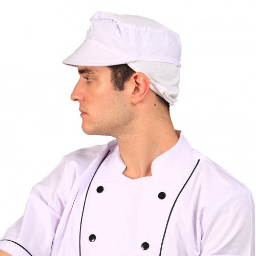 Chef Headwear Sous Chef Cap White