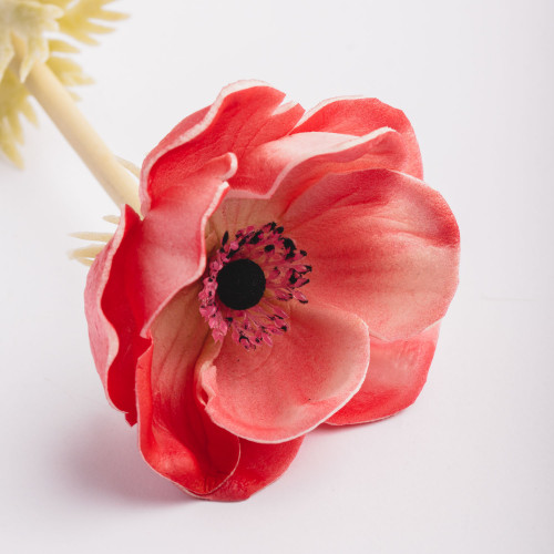 Artificial Anemone Blooms , Scarlet 3