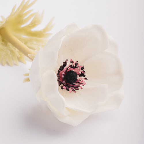 Artificial Anemone Blooms , Pure White 2