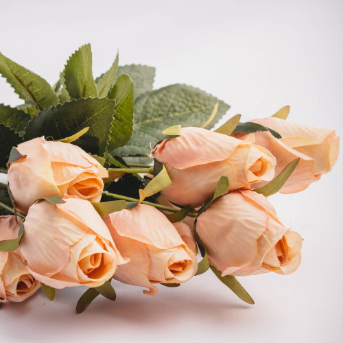 Faux Roses Bouquet - Light Pink 3