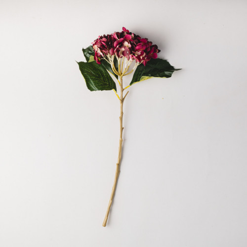 Euro Style Hydrangea Bunch - Deep Rose