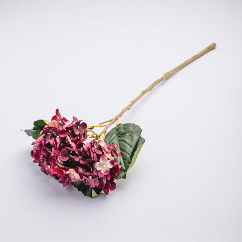 Euro Style Hydrangea Bunch - Deep Rose 3