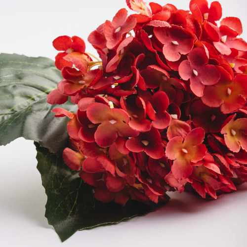 Euro Style Hydrangea Bunch - Red 3