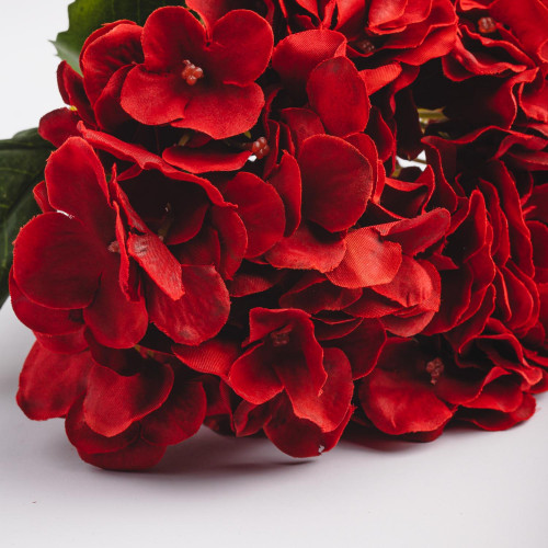 Large Hydrangea Bouquet - Scarlet 3