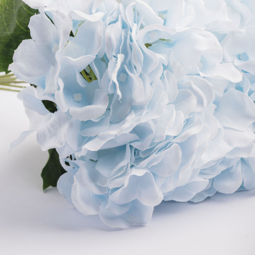 Large Hydrangea Bouquet - Light Blue 3