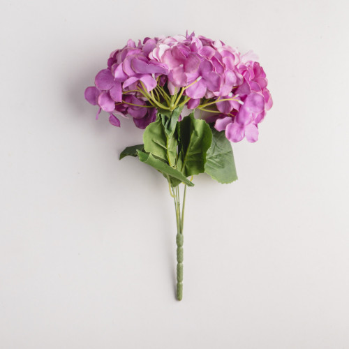 Large Hydrangea Bouquet - Deep Purple