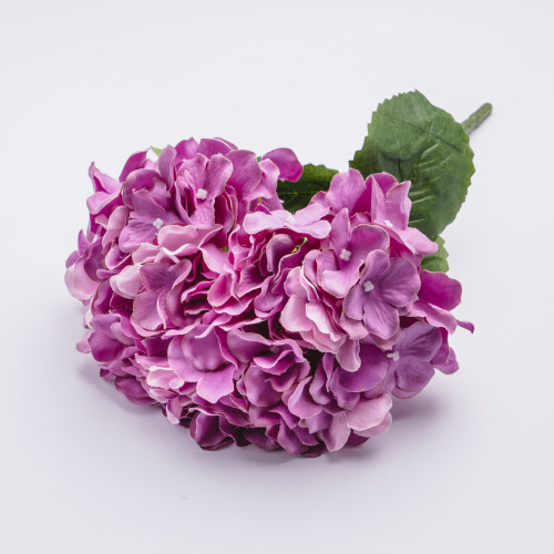 Large Hydrangea Bouquet - Deep Purple 3
