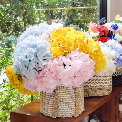 Large Hydrangea Bouquet - Deep Purple 4