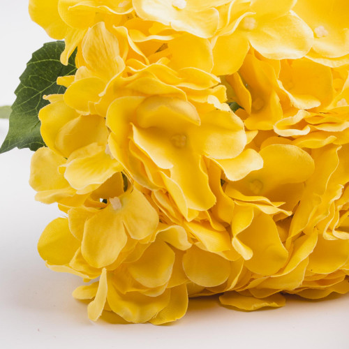 Large Hydrangea Bouquet - Yellow 3