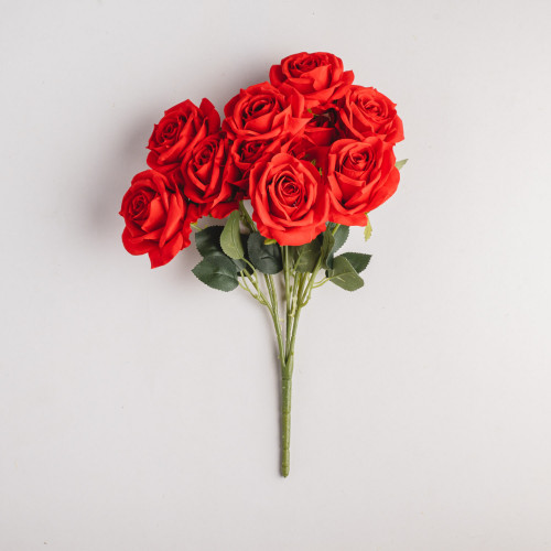 Classic Rose Bouquet - Scarlet