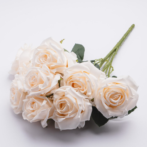 Classic Rose Bouquet - White 3