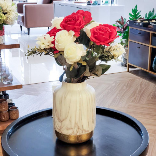 Classic Rose Bouquet - White 4