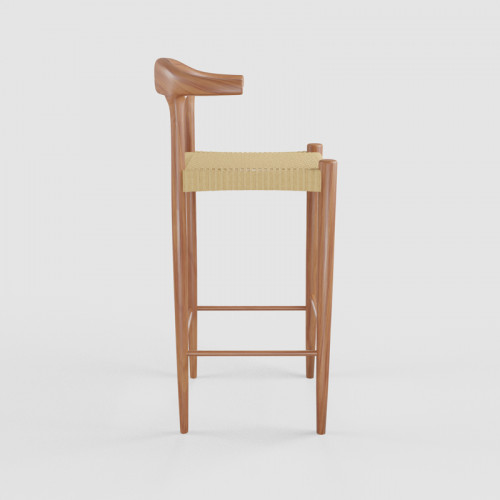 Carmen Bar Stool - Black Rope 3