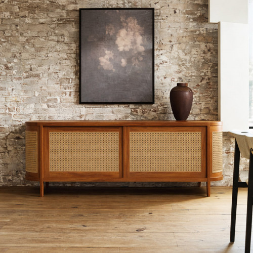 Renggana Rattan Entertainment Cabinet 5