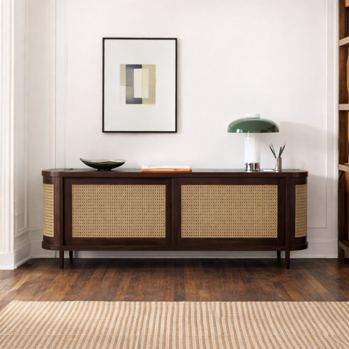 Renggana Rattan Entertainment Cabinet 6