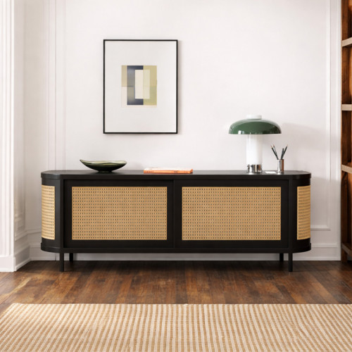 Renggana Rattan Entertainment Cabinet 7