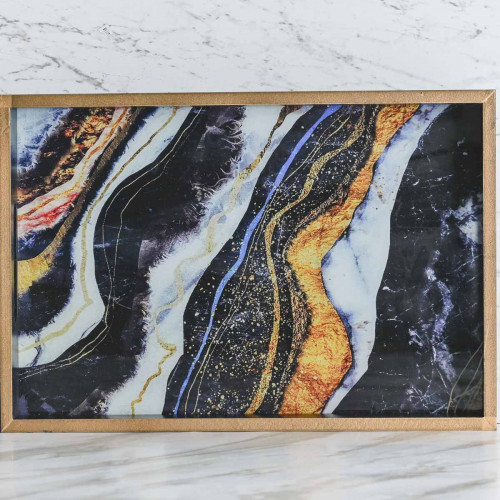 Austere Creative Decor Tray - Dazzling Blue (L) 2