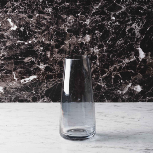 Barrel Glass 0401 Amber Vase