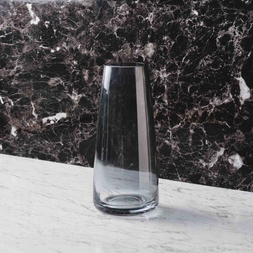 Barrel Glass 0401 Amber Vase 4