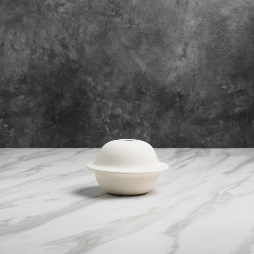 Beige Orb Table Décor Vase