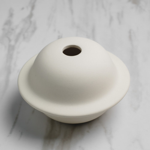 Beige Orb Table Décor Vase 2