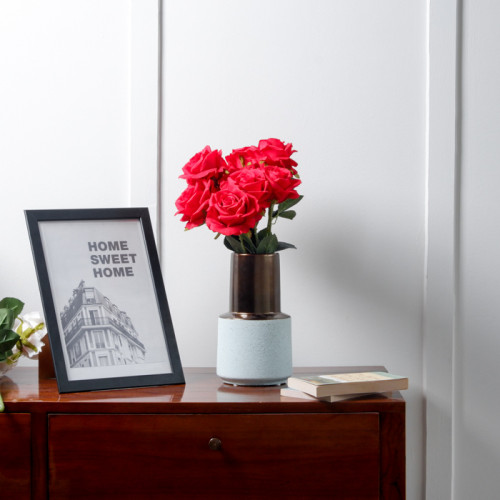 Chic Gold & White Coaster Octagon 9cm 7