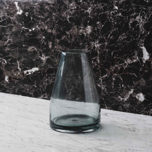 Galena Glass 1319 Gray Vase 4